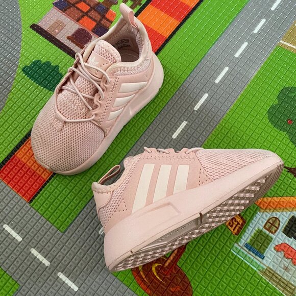 Adidas X PLR Girls 'Icey Pink'  Running Shoes Sneakers Size 5 - Picture 1 of 6